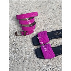 Ab.Zapatos 3420 BENEDETTO+CINTURON Ab.Zapatos (140) · Magenta АКЦИЯ