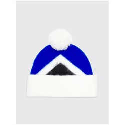 Tommy Hilfiger TH Logo Argyle Pom Beanie