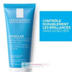 La Roche Posay Effaclar - Masque Sébo-Régulateur 100ml