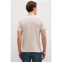 Erkek Taş Polo Yaka Tişört