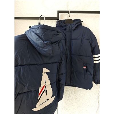 Теплый мужской пуховик