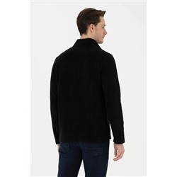 Erkek Siyah Sweatshirt