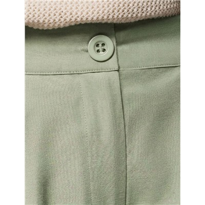 Свободные брюки с поясом на резинке из плотного лиоцелла