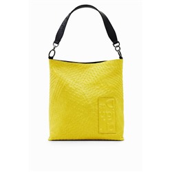 Bolso saco grande geométrico