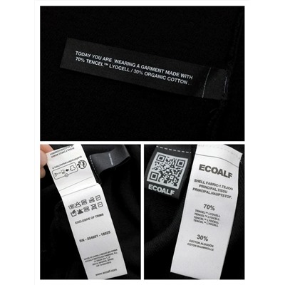 Женское трикотажное платье макси Ecoal*f из тенселя и хлопка, экспорт