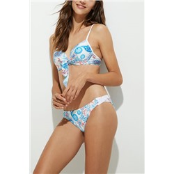 Braguita estampada plisada