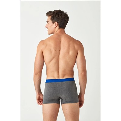 U.S. Polo Assn. Erkek Lacivert - Antrasit Melanj 2 Li Boxer 80371