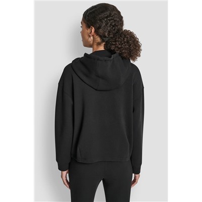 BROOKLYN SCUBA HOODIE WITH BUNGEE DETAIL AND POCKETS
