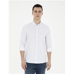 Saks Slim Fit Uzun Kollu Gömlek