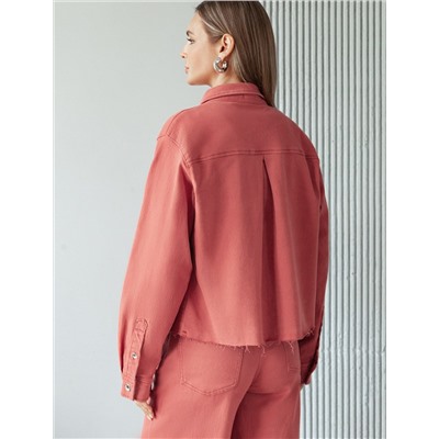 Куртка из денима с эластаном