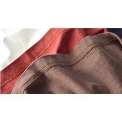 Хлопковая летняя футболка из чистого хлопка с круглым вырезом и короткими рукавами