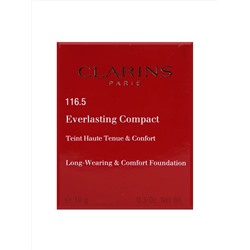 Clarins  Everlasting compact 116.5 coffee long wear & comfort foundation 0.3 oz