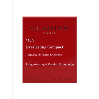 Clarins  Everlasting compact 116.5 coffee long wear & comfort foundation 0.3 oz