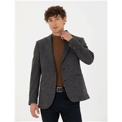 Lacivert Slim Fit Ceket