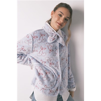 Bata polar pelo Jaquard