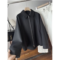 Женское короткое пальто на молнии из смесовой шерсти ЗАР*А