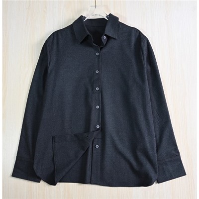 Женская осенне-зимняя, плотная шерстяная рубашка