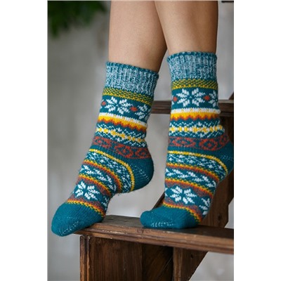 Носки шерстяные женские Праздник