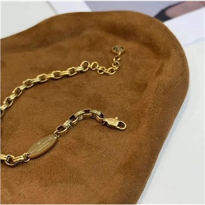 Комплект Pau*l Valentin*e из подвески и браслет покрытый настоящим золотом  Экспорт в Германию