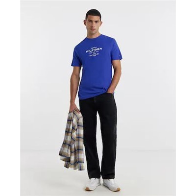 Мужская футболка с коротким рукавом (5 цветов) ТОММИ ХИЛФИГЕ*Р