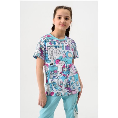 Пижама с брюками Киношка Аниме короткий рукав НАТАЛИ #981418