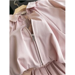 Женская объемная свободная куртка бомбер на молнии  ЗАР*А