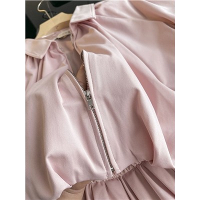 Женская объемная свободная куртка бомбер на молнии  ЗАР*А