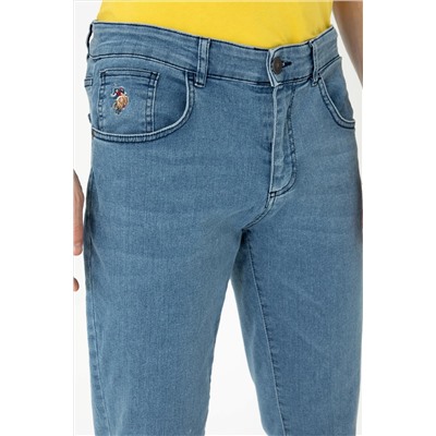 Erkek Koyu Mavi Jean Pantolon