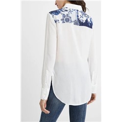 Camisa paisley bordado