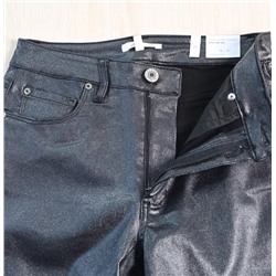 Женские глянцевые эластичные штаны