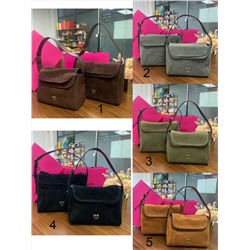 Сумка из замши Pink*o