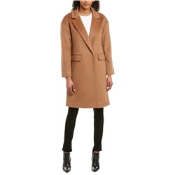 TRINA TURK BIANCA WOOL LONG COAT