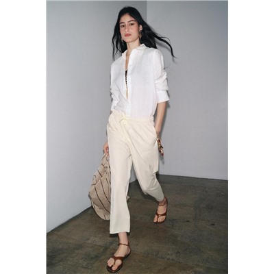 ZW COLLECTION WIDE LEG JOGGING TROUSERS