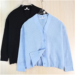 Cвободный  вязаный кардиган