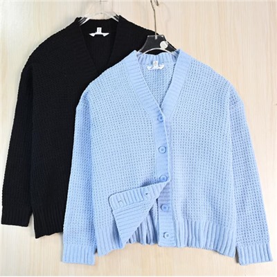 Cвободный  вязаный кардиган