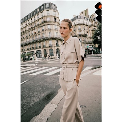 FLOWING WIDE-LEG TROUSERS