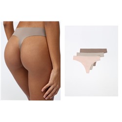 3-PACK OF MICROFIBRE THONGS