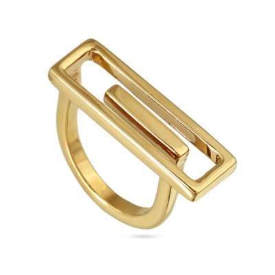 Кольцо Геометрия (покрытие золото), Есть комплект