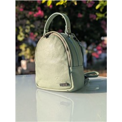 Итальянская сумка - рюкзак из натуральной кожи от AB Zapatos mochila NAPA menta АКЦИЯ