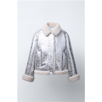 METALLIC DOUBLE-FACED JACKET