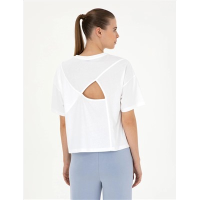 Beyaz Comfort Fit Tişört