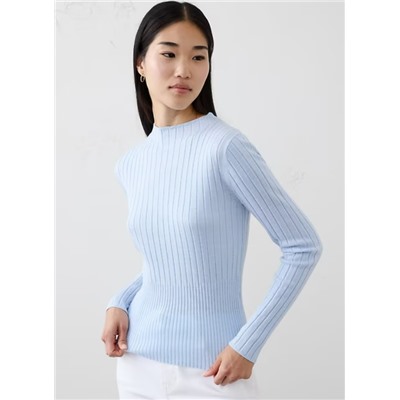 Merino Wool Ribbed Sweater