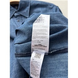 Мужская джинсовая рубашка  ЭМПОРИО АРМАН*И