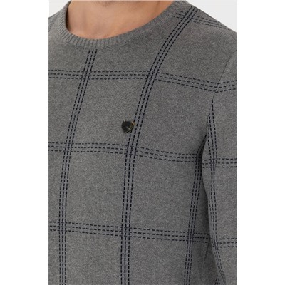 Erkek Gri Melanj Kazak