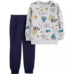 Carter's | Baby 2-Piece Dinosaur Fleece Top & Jogger Set