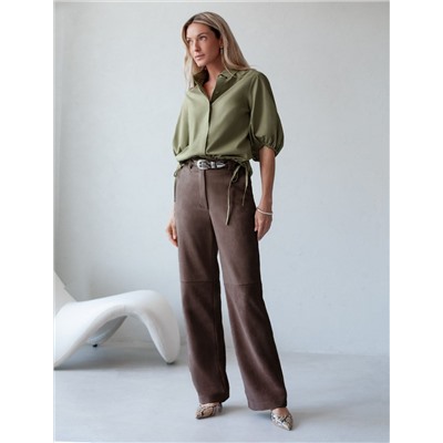 Блузка из легкого хлопкового поплина