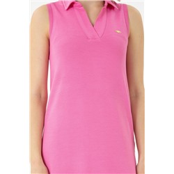 Kadın Pembe Örme Elbise