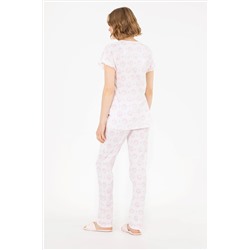 Kadın Pembe Pijama Takımı