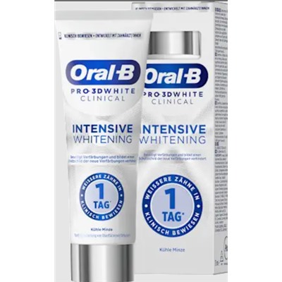 Zahnpasta PRO 3D White Clinical Intensive Whitening, 75 ml