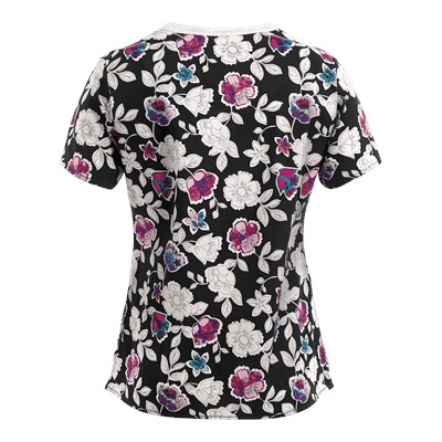 WonderWink Scrubs WonderFLEX Petal Pizzazz Print Top